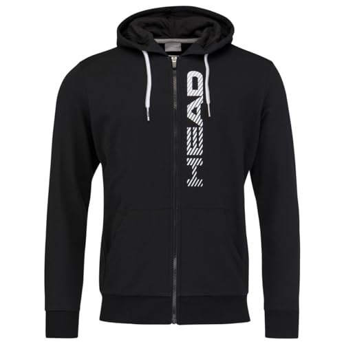 HEAD CLUB FYNN Hoodie FZ Men, schwarz, 3XL von HEAD