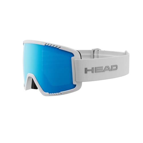 HEAD CONTEX Ski- und Snowboardbrille, blau/weiß, M von HEAD