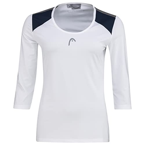 HEAD CLUB 22 Tech 3/4 Shirt Women, weiß/blau, XS HEAD CLUB 22 Tech 3/4 Shirt Women, weiß/blau, XS von HEAD
