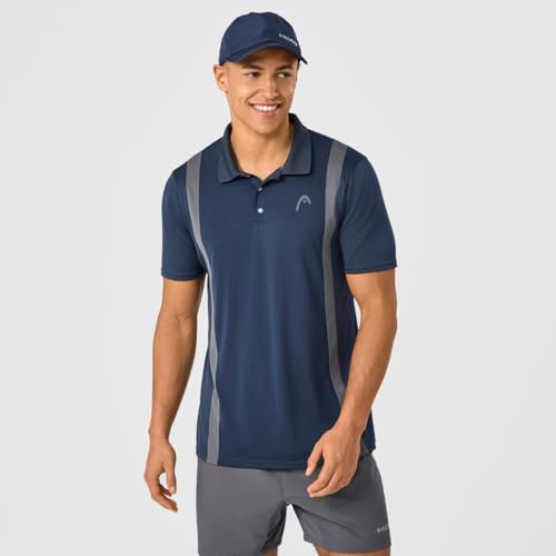 HEAD Club 25 TECH Polo Shirt Men, Navy HEAD Club 25 TECH Polo Shirt Men, Navy von HEAD