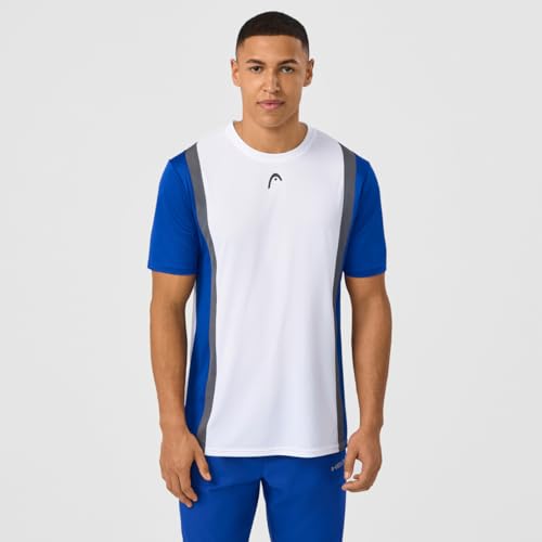 HEAD Club 25 TECH T-Shirt Men, royal White HEAD Club 25 TECH T-Shirt Men, royal White von HEAD