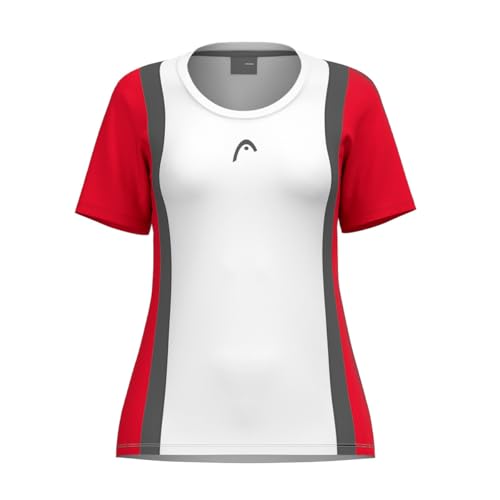 HEAD Damen Club 25 Tech Women T-Shirt, Red/White, XL EU HEAD Damen Club 25 Tech Women T-Shirt, Red/White, XL EU von HEAD