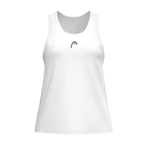 HEAD Damen Club 25 Tech Women Tank Top, Weiß, L EU HEAD Damen Club 25 Tech Women Tank Top, Weiß, L EU von HEAD