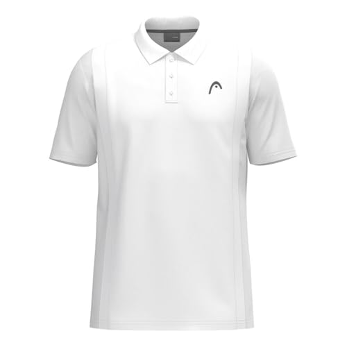 HEAD Club 25 TECH Polo Shirt Men, White von HEAD