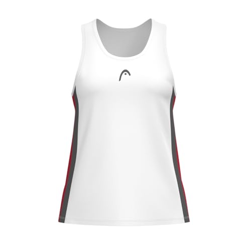 HEAD Club 25 TECH Tank Top Women, red/White HEAD Club 25 TECH Tank Top Women, red/White von HEAD