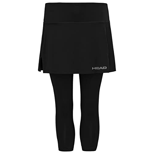 HEAD CLUB 3/4 Tights Skort Women, schwarz, L von HEAD