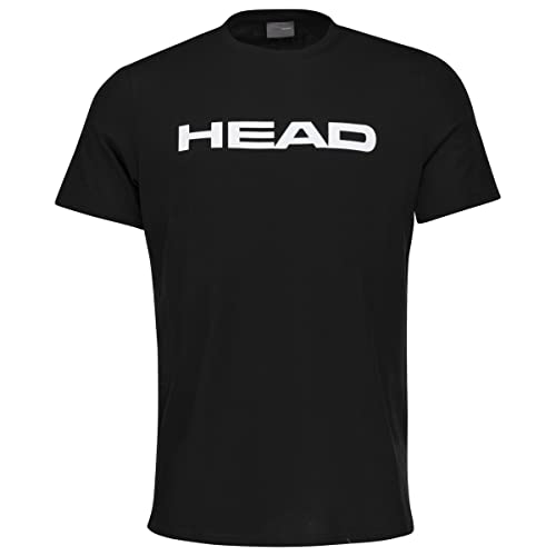 HEAD Unisex-Youth Club Basic Kinder, Schwarz, 152 T-Shirt, Schwarz, 152 EU von HEAD