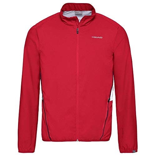HEAD Jungen Club Jacket Tennisbekleidung, Rot, 140 EU HEAD Jungen Club Jacket Tennisbekleidung, Rot, 140 EU von HEAD