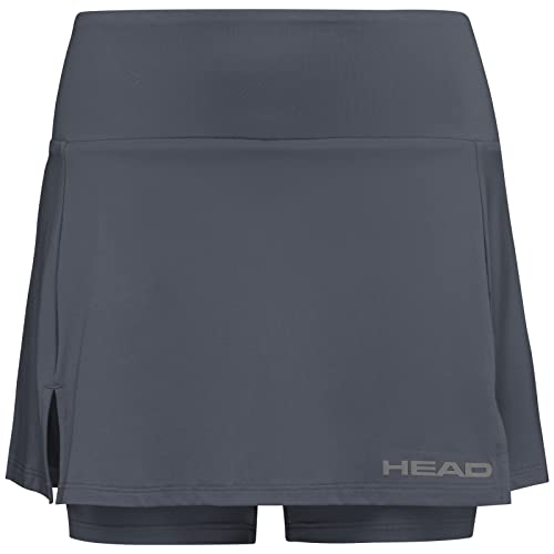 HEAD CLUB Basic Skort Girls, anthrazit, XS von HEAD