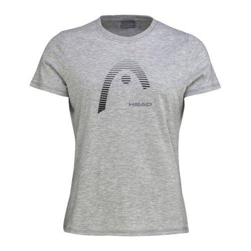 HEAD Damen Club Lara W T-Shirt, Grau, L EU HEAD Damen Club Lara W T-Shirt, Grau, L EU von HEAD