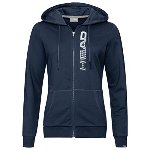 HEAD Damen Head, Club Greta Full-zip Trainingsjacke, Weiß Shorts, Blau, XS EU HEAD Damen Head, Club Greta Full-zip Trainingsjacke, Weiß Shorts, Blau, XS EU von HEAD