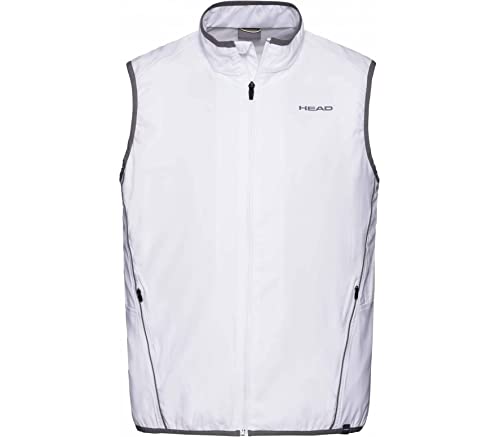 HEAD Herren Club Vest M Tennisbekleidung, Weiß, S EU von HEAD