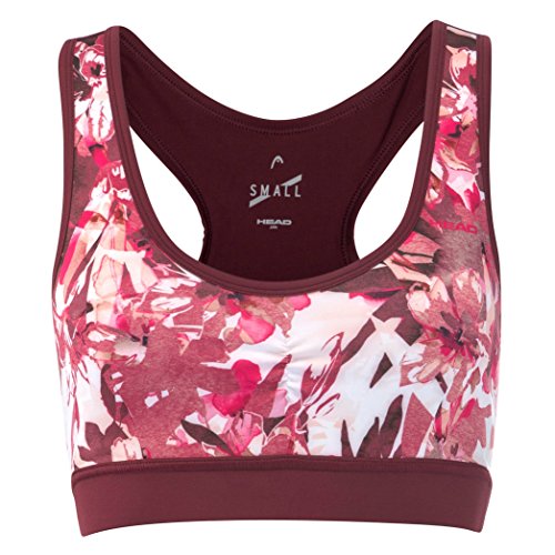 HEAD Damen, Vision Graphic Sport-BH Koralle, Dunkelrot, XS Unterwäsche HEAD Damen, Vision Graphic Sport-BH Koralle, Dunkelrot, XS Unterwäsche von HEAD