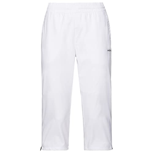 HEAD Damen Club 3/4 Pants W Trousers, Weiß, XL EU HEAD Damen Club 3/4 Pants W Trousers, Weiß, XL EU von HEAD