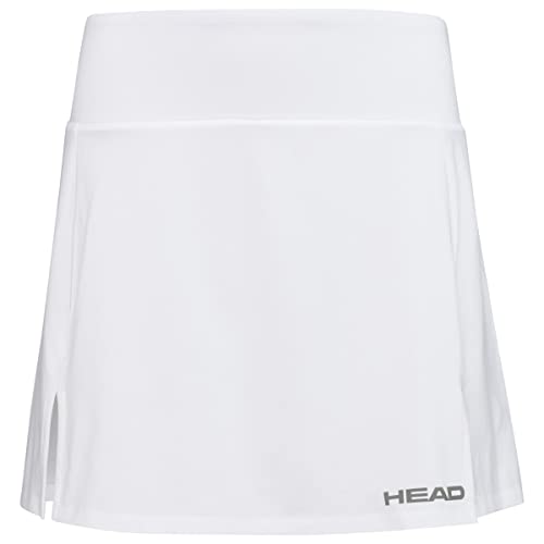 HEAD Damen Club Basic Long W Skirts, Weiß, XL EU von HEAD