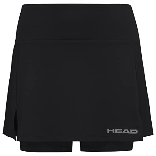 HEAD Damen Club Basic W Skirts, Schwarz, L EU von HEAD