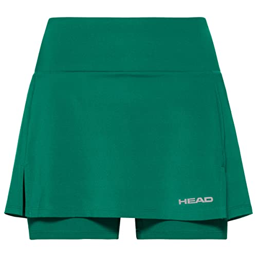 HEAD Damen Club Basic W Skorts, Grün, XL EU von HEAD