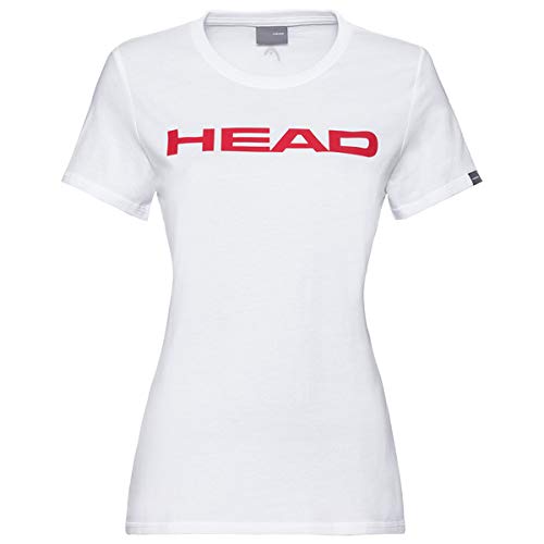 HEAD Damen T-Shirts Club Lucy W, White/red, XS, 814459-WHRDXS von HEAD