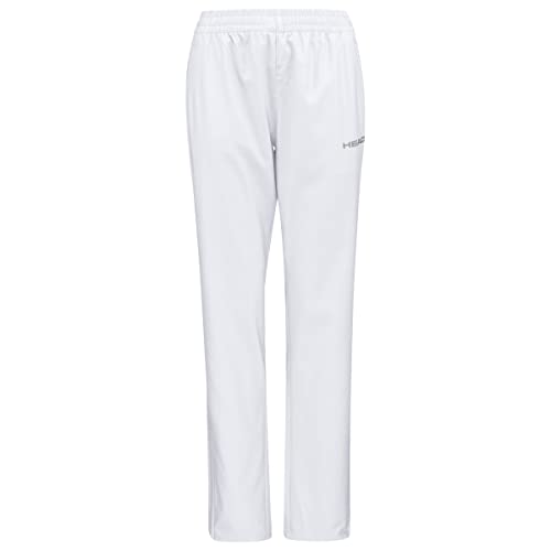 HEAD Damen Club Pants W Tracksuits, Weiß, M EU von HEAD