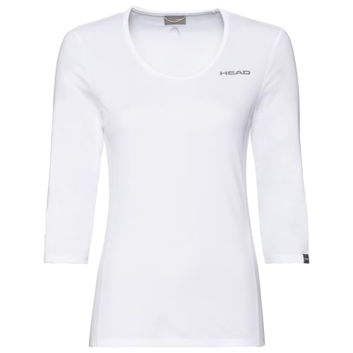 HEAD Damen Club Tech 3/4 W T shirts, Wei߸, L EU HEAD Damen Club Tech 3/4 W T shirts, Wei߸, L EU von HEAD