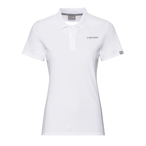 HEAD Damen Club Tech Shirt W Polos, Weiß, S EU von HEAD