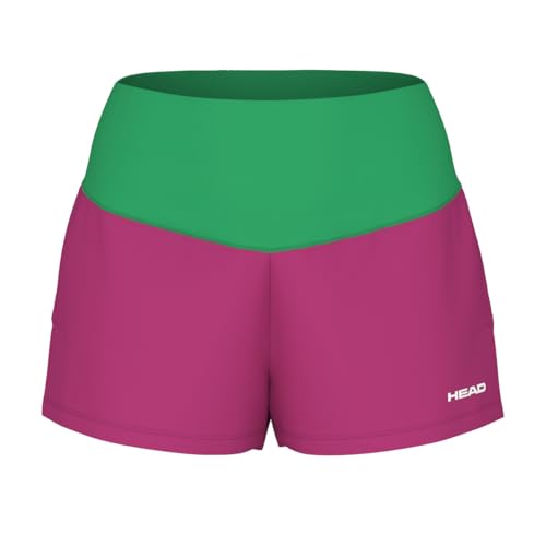 HEAD Damen Dynamic Women Tennis Shorts, Vivid Pink, S EU von HEAD