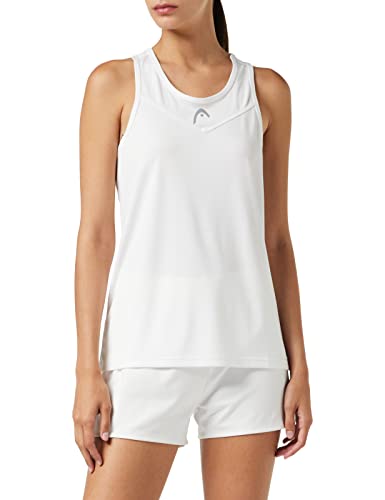 HEAD Damen Easy Court Tank Top Tanktop, weiß, m von HEAD