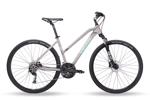 HEAD Damen I-Peak II Crossbike, Grau matt/Mint, 54 cm von HEAD