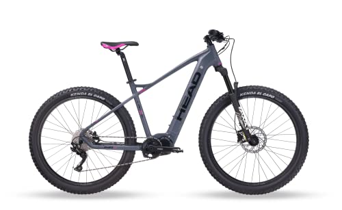 HEAD Damen Lagos I e6100 E-Mountainbike, Grau matt/pink, 51 cm HEAD Damen Lagos I e6100 E-Mountainbike, Grau matt/pink, 51 cm von HEAD