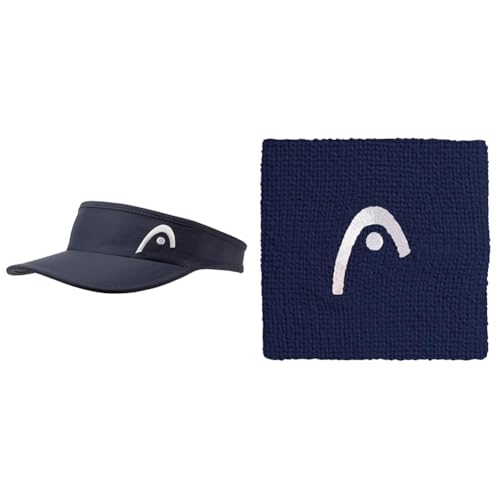 HEAD Damen Pro Player Womens Visor Cap, Navy, Einheitsgröße EU & Unisex-Erwachsene 2,5 Schweißband, Navy, Einheitsgröße HEAD Damen Pro Player Womens Visor Cap, Navy, Einheitsgröße EU & Unisex-Erwachsene 2,5 Schweißband, Navy, Einheitsgröße von HEAD