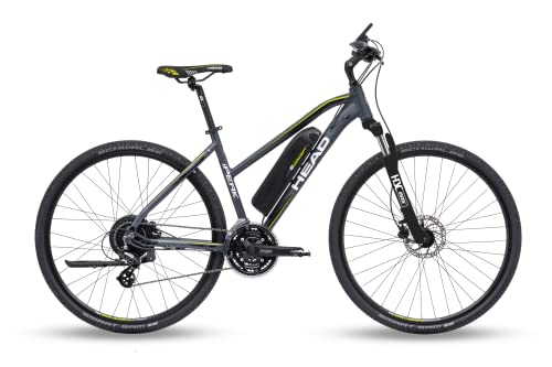 HEAD Women's e I-Peak RM Joy E-Crossbike, Grey/Green, 54 HEAD Women's e I-Peak RM Joy E-Crossbike, Grey/Green, 54 von HEAD