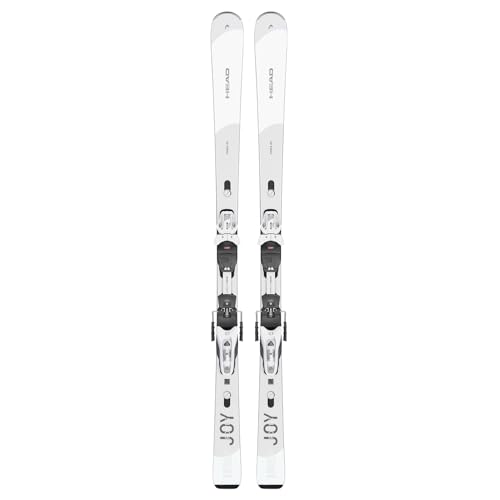 HEAD E-Power Joy SW Ski + Fixations Protector Pr 13 Gw Weiß Damen – Damen – Größe 163 – Weiß von HEAD