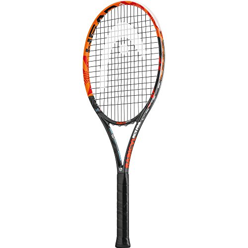 HEAD Erwachsene Schläger Graphene XT Radical Rev Pro, Orange/Schwarz/Rot, 30 von HEAD