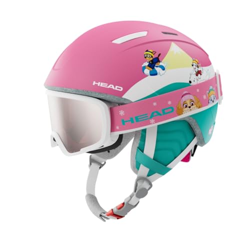 HEAD MAJA PAW SET Ski- und Snowboardhelm inkl. Brille, Paw Patrol Design, Rosa/Türkis HEAD MAJA PAW SET Ski- und Snowboardhelm inkl. Brille, Paw Patrol Design, Rosa/Türkis von HEAD