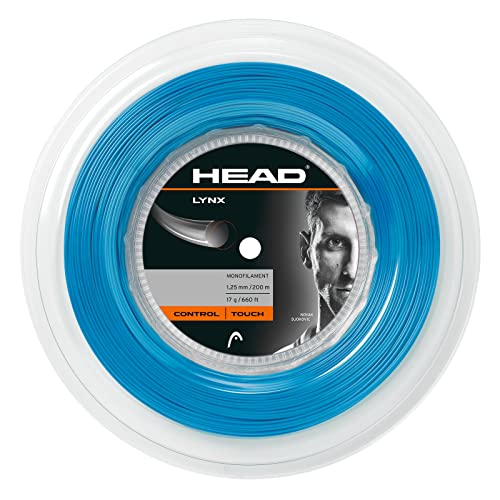HEAD Unisex-Adult Lynx Rolle Tennis-Saite, Blau, 1.25 mm / 17 g HEAD Unisex-Adult Lynx Rolle Tennis-Saite, Blau, 1.25 mm / 17 g von HEAD