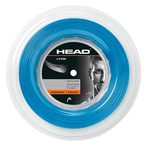 HEAD Unisex-Adult Lynx Rolle Tennis-Saite, Blau, 1.25 mm / 17 g von HEAD