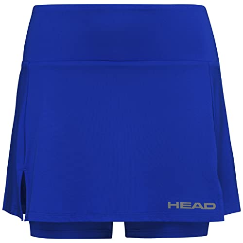 HEAD CLUB Basic Skort Girls, royalblau, S von HEAD