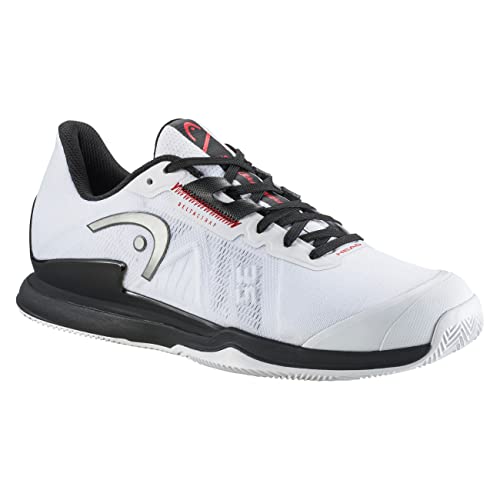 HEAD Herren Sprint Pro 3.5 Clay Men Whbk Tennisschuh, Weiss Schwarz, 42.5 EU von HEAD