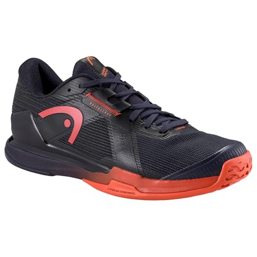 HEAD Men's Sprint Pro 4.0 Men Tennisschuhe, Dark Blue/red, EU 43 von HEAD