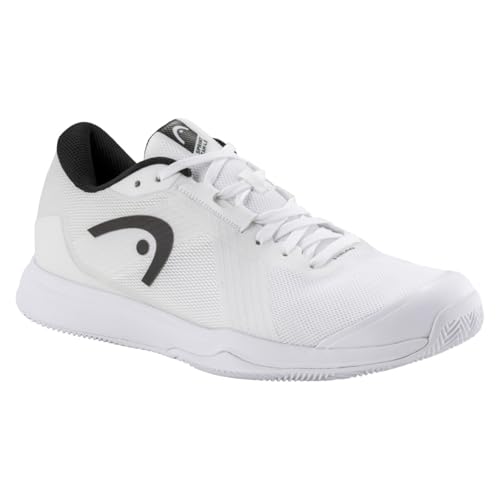 HEAD Men's Sprint Team 4.0 Clay Men Tennisschuhe, White/Black, EU 42.5 von HEAD