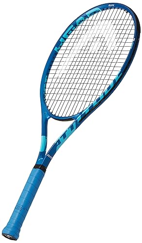 HEAD Metallix Attitude Elite Blue Tennisschläger – vorbespannter Tennisschläger für Erwachsene, leicht – Midplus Kopfgröße für Mischung aus Kraft und Kontrolle von HEAD