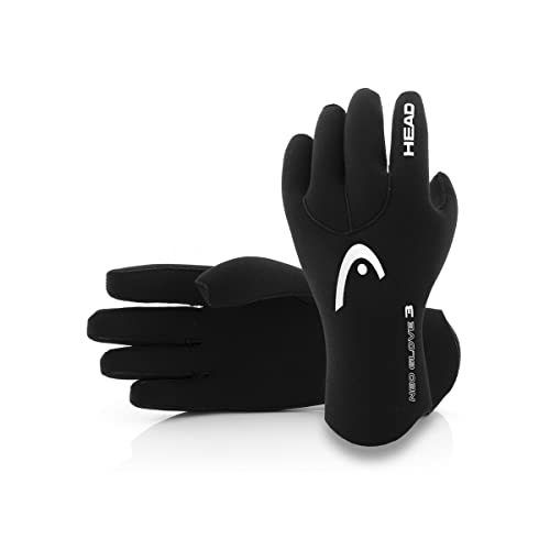 HEAD Neo Glove 3 mm Handschuhe, Unisex, für Erwachsene M Schwarz von HEAD