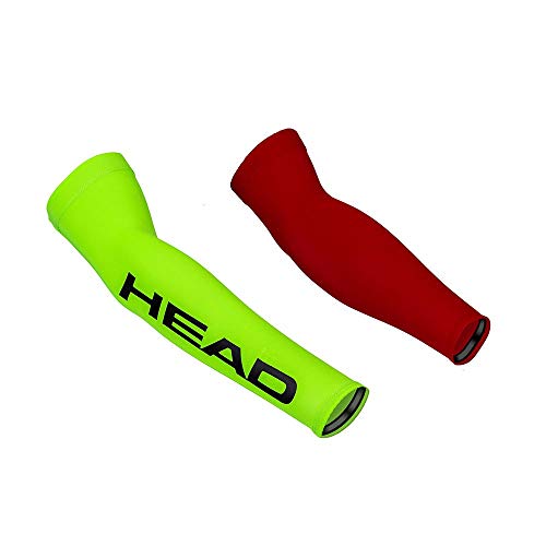 HEAD Neon Lycra Sleeves Neoprenanzug, Rot-Gelb, X-Large von HEAD