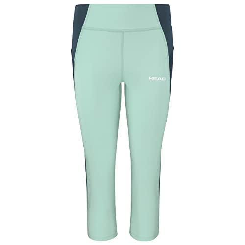 HEAD POWER 3/4 Leggings Damen, pastellgrün, XS von HEAD