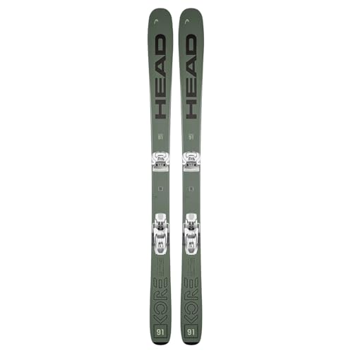 HEAD - Pack Ski Kore 91 W + Attack Bindungen 11 Gw Green Damen - Damen - Größe 156 - Grün von HEAD