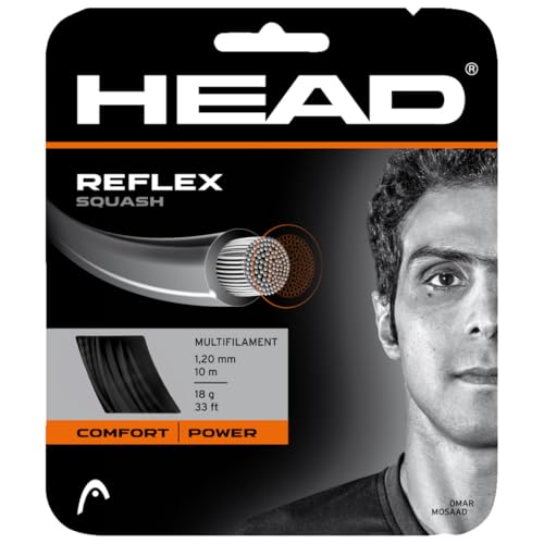 HEAD REFLEX SQUASH, black, 1.10 mm / 20 g HEAD REFLEX SQUASH, black, 1.10 mm / 20 g von HEAD