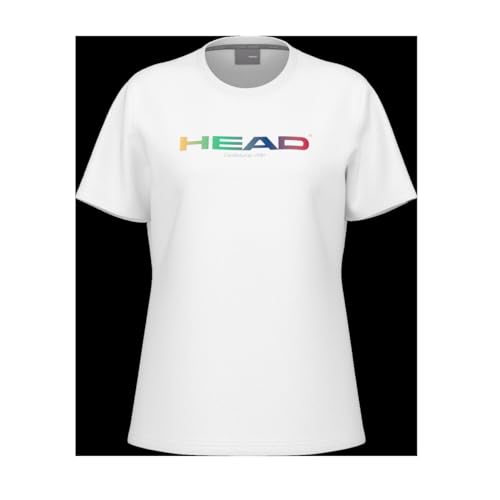 HEAD Rainbow T-Shirt Women, Weiß von HEAD