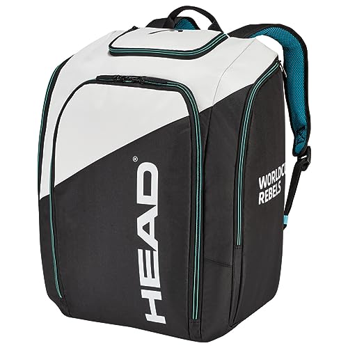 HEAD Rebels Racing Backpack S, Schwarz/Weiß, 60 L von HEAD