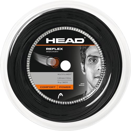 HEAD Reflex Squashsaite, Schwarz, 42 HEAD Reflex Squashsaite, Schwarz, 42 von HEAD