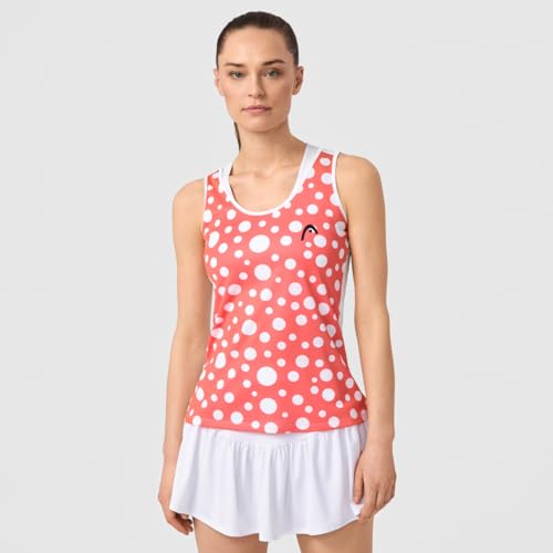 HEAD Damen Spirit Ii Women Tank Top, Grapefruit/Print Perf W, S EU HEAD Damen Spirit Ii Women Tank Top, Grapefruit/Print Perf W, S EU von HEAD